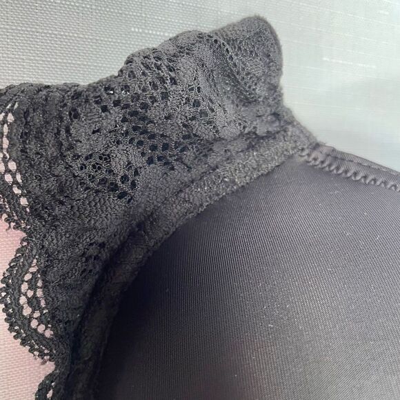 BLACK VICTORIA’s SECRET DREAM ANGELS LINED DEMI BRA 32C - Picture 4 of 7